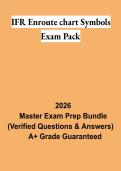 IFR Enroute Chart Symbols Exam Pack PDF &vert; Instrument Flight Rules Navigation Study Guide & Practice Questions 2026