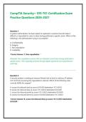 CompTIA Security&plus; SY0-701 Certification Exam Practice Questions &ndash; Complete 2026 High-Yield Test Bank with Real Exam Scenarios and Detailed Explanations