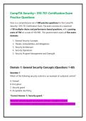 CompTIA Security&plus; SY0-701 Certification Exam Practice Questions &ndash; Complete 2026 High-Yield Test Bank with Real Exam Scenarios and Detailed Explanations