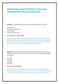 Georgia Real Estate Reciprocity Exam Prep 2026&sol;2027 &ndash; Comprehensive Practice Question Bank&comma; GA License Law Essentials & Detailed Rationales &lpar;Pass on First Try&rpar;