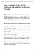NURS 661 BUNDLED EXAMS VERIFIED&NewLine;QUESTIONS AND ANSWERS FULL SOLUTION&NewLine;PACKAGE