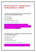 PN HESI Exit Exam V1 Complete Practice Test Bank &ndash; 160 Real Exam Questions&comma; Verified Answers&comma; and Detailed Clinical Rationales &lpar;2026&sol;2027 Edition&rpar;