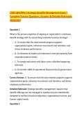 CEBS GBA&sol;RPA 3 Strategic Benefits Management Exam &vert; &NewLine;Complete Practice Questions&comma; Answers & Detailed Rationales &NewLine;2026&sol;2027 