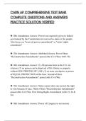 CARN AP COMPREHENSIVE TEST BANK&NewLine;COMPLETE QUESTIONS AND ANSWERS&NewLine;PRACTICE SOLUTION VERIFIED