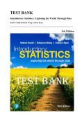 Test Bank &mdash; Introductory Statistics&colon; Exploring the World Through Data&comma; 3rd Edition &lpar;Gould&comma; Wong & Ryan&comma; 2020&rpar; &vert; All Chapters 1-14 Covered&NewLine;