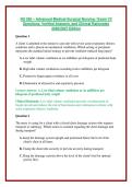 NU 265 &ndash; Advanced Medical-Surgical Nursing &sol; Exam V2 Questions&comma; Verified Answers&comma; and Clinical Rationales 2026&sol;2027 Edition