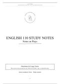 ENG 110 Notes on Plays&colon; The Lion and the Jewel & Arms and the Man &ndash; Exam Revision Guide
