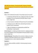 CEBS GBA Exam Review &vert; Directing Benefits Programs & Strategic &NewLine;Benefits Management Comprehensive Practice Question and answers &NewLine;2026&sol;2027 &NewLine;