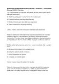 Nightingale College BSN 366 Exam 1&comma; Exam 2 & Final Exam Package Bundle &lpar;pdf&rpar; &vert; 2026&sol;2027 &vert; Concepts of Nursing IV Q&A &vert; Nursing