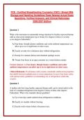 PCE - Certified Breastfeeding Counselor &lpar;CBC&rpar; &vert; Breast Milk Storage and Handling Guidelines Exam Newest Actual Exam Questions&comma; Verified Answers&comma; and Clinical Rationales 2026&sol;2027 Edition 