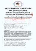 NUR 203 Pediatric Nursing Exam 4 &vert; HESI Specialty Benchmark 2026-2028 &vert; Newly Released &vert; Actual Exam &vert; 50 Q&A with Expert Rationales &vert; Fortis College &vert; Guaranteed Pass - A&plus; Graded&NewLine;&NewLine;