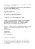 Galen College of Nursing NUR 253 Exam 1 &lpar;pdf&rpar; &vert; 2026&sol;2027 &vert; Mental Health Q&A &vert; Mental Health Nursing