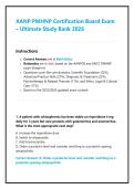AANP PMHNP Certification Board Exam Ultimate Study Bank &ndash; Complete High-Yield Question Bank&comma; Psychopharmacology Essentials & Detailed Rationales &lpar;Pass on First Try&rpar;