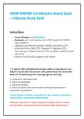 AANP PMHNP Certification Board Exam Ultimate Study Bank &ndash; Complete High-Yield Question Bank&comma; Psychopharmacology Essentials & Detailed Rationales &lpar;Pass on First Try&rpar;