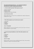 WGU D236 PATHOPHYSIOLOGY OA V2 &mdash; SET 1 EXAM WITH COMPLETE &NewLine;QUESTIONS WITH CORRECT ANSWERS AND RATIONALES 