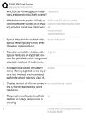 EDUC 434 Final Exam Review Study Guide 2026&sol;2027 Accurate Questions with Correct Detailed Solutions &vert;&vert; 100&percnt; Guaranteed Pass Newest Version