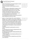 Praxis 5547 Severe to Profound Special Education Exam Study Guide 2026&sol;2027 Accurate Questions with Correct Detailed Solutions &vert;&vert; 100&percnt; Guaranteed Pass Newest Version