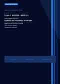BIOS 255 Exam 2 Anatomy Physiology III Lab Chamberlain Actual Exam 2026&sol;2027 &ndash; 100&percnt; Verified &vert; Detailed Rationales &ndash; Pass Guaranteed &ndash; A&plus; Graded