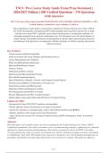 TNCC Pre-Course Study Guide Exam Prep Document &vert;&NewLine;2026&sol;2027 Edition &vert; 200 Verified Questions - 170 Questions&NewLine;with Answers