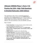 Ultimate COMSAE Phase 1 &lpar;Form 114&rpar;  Practice Set &vert;250&plus; High-Yield Questions  & Detailed Rationales &lpar;2026 Edition&rpar;