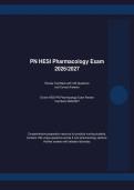PN HESI Pharmacology Exam Review Test Bank 180 Questions Actual Exam 2026&sol;2027 &ndash; 100&percnt; Verified &vert; Detailed Rationales &ndash; Pass Guaranteed &ndash; A&plus; Graded