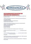 ICHS PHARMACOLOGY EVALUATION TEST QUESTIONS AND ANSWERS SET A&period;pdf