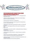 ICHS PHARMACOLOGY CORRECT FINAL EXAM QUESTIONS AND ANSWERS SET A&period;pdf