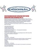 ICHS PHARMACOLOGY UPDATED TEST PAPER QUESTIONS AND ANSWERS SET A&period;pdf