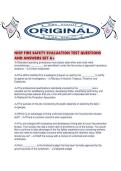 NISP FIRE SAFETY EVALUATION TEST QUESTIONS AND ANSWERS SET A&period;pdf
