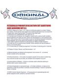 FITZGERALD PMHNP EVALUATION SET QUESTIONS AND ANSWERS SET A&period;pdf