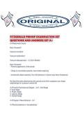 FITZGERALD PMHNP EXAMINATION SET QUESTIONS AND ANSWERS SET A&period;pdf