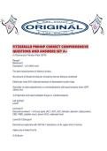 FITZGERALD PMHNP CORRECT COMPREHENSIVE QUESTIONS AND ANSWERS SET A&period;pdf
