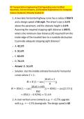 PE Transportation Engineering &lpar;Civil Specialty&rpar; exam Verified Questions&comma; Correct Answers&comma; and Detailed Explanations for Computer Science Students&vert;&vert;Already Graded A&plus;