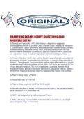 SHARP EKG EXAMS SCRIPT QUESTIONS AND ANSWERS SET A&period;pdf