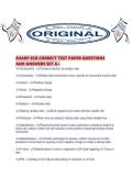 SHARP ECG CORRECT TEST PAPER QUESTIONS AND ANSWERS SET A&period;pdf