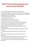 NOCTI Practice Test Exam Questions and Correct Answers 2026&sol;2027 &ndash; Comprehensive Career and Technical Education Study Guide