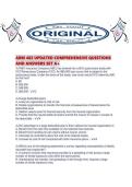 ARM 402 UPDATED COMPREHENSIVE QUESTIONS AND ANSWERS SET A&period;pdf