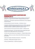 REVENUE MANAGEMENT QUESTIONS AND ANSWERS SET A&period;pdf