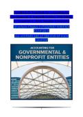 Accounting for Governmental & Nonprofit Entities 19th Edition Test Bank by Reck & Lowensohn &vert; Complete Practice Questions and Answers