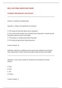 BIOL 1322 FINAL EXAM STUDY GUIDE&NewLine;&NewLine;Complete 200-Question and answers