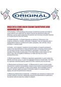 WGU D514 CORE MAIN EXAMS QUESTIONS AND ANSWERS SET A&period;pdf
