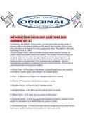 INTRODUCTION SOCIOLOGY QUESTIONS AND ANSWERS SET A&period;pdf