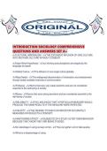 INTRODUCTION SOCIOLOGY COMPREHENSIVE QUESTIONS AND ANSWERS SET A&period;pdf