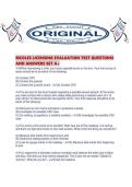 MCOLES LICENSING EVALUATION TEST QUESTIONS AND ANSWERS SET A&period;pdf