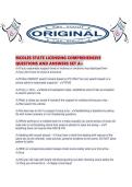MCOLES STATE LICENSING COMPREHENSIVE QUESTIONS AND ANSWERS SET A&period;pdf