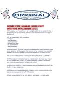 MCOLES STATE LICENSING EXAMS SCRIPT QUESTIONS AND ANSWERS SET A&period;pdf
