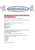 HONDROS NUR 212 EXAMS 2 SCRIPT QUESTIONS AND ANSWERS SET A&period;pdf