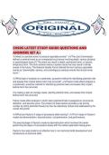CHSOS LATEST STUDY GUIDE QUESTIONS AND ANSWERS SET A&period;pdf