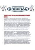 CHSOS PAPER ACTUAL QUESTIONS AND ANSWERS SET A&period;pdf