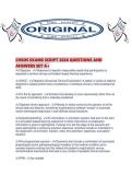 CHSOS EXAMS SCRIPT 2026 QUESTIONS AND ANSWERS SET A&period;pdf